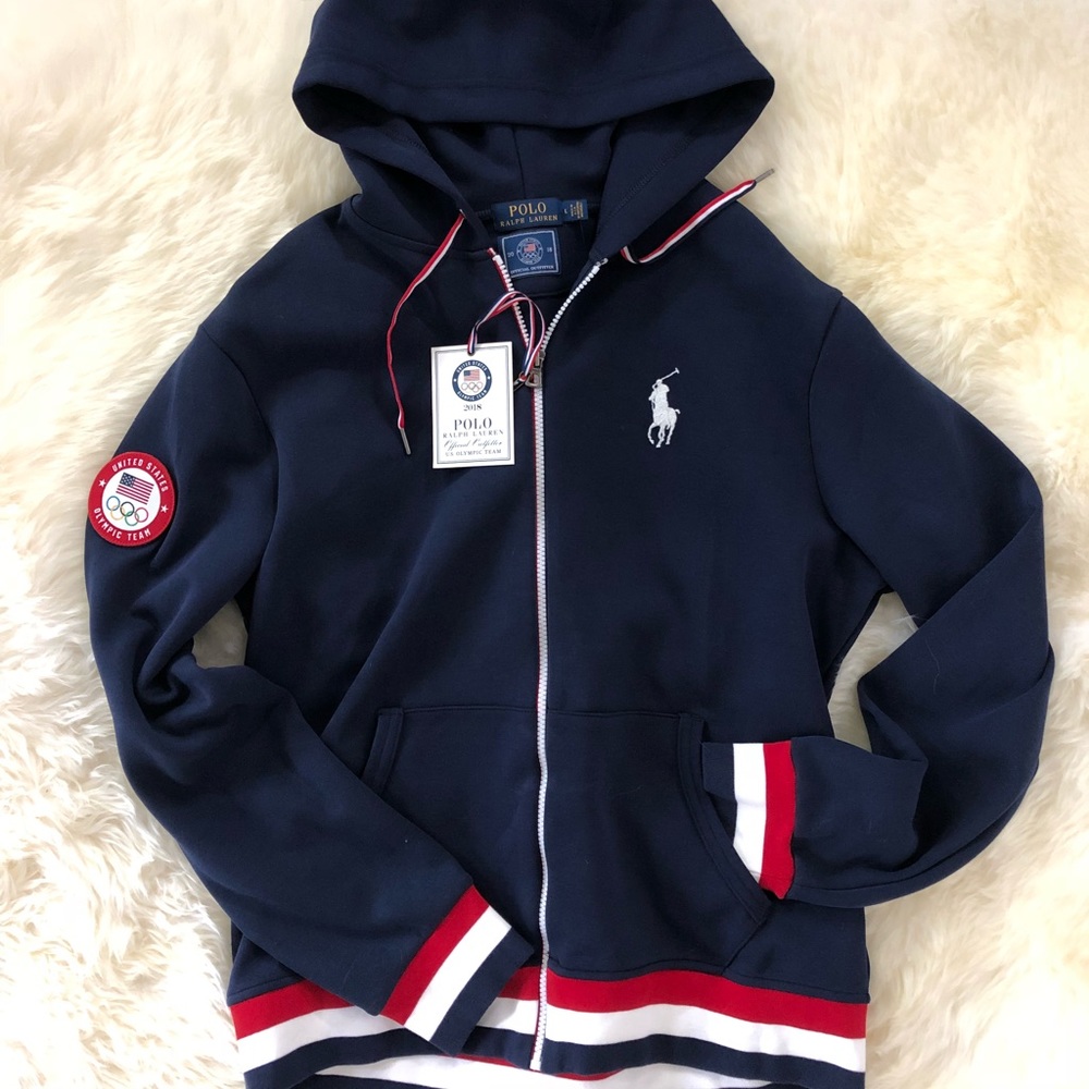 NWT Team USA 2018 Olympic zip up Ralph Lauren